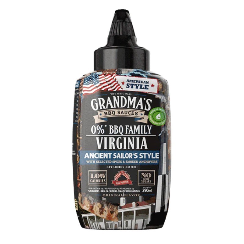 Salsa BBQ Virginia Grandma's 290 ml - Max Protein - Frete grátis!