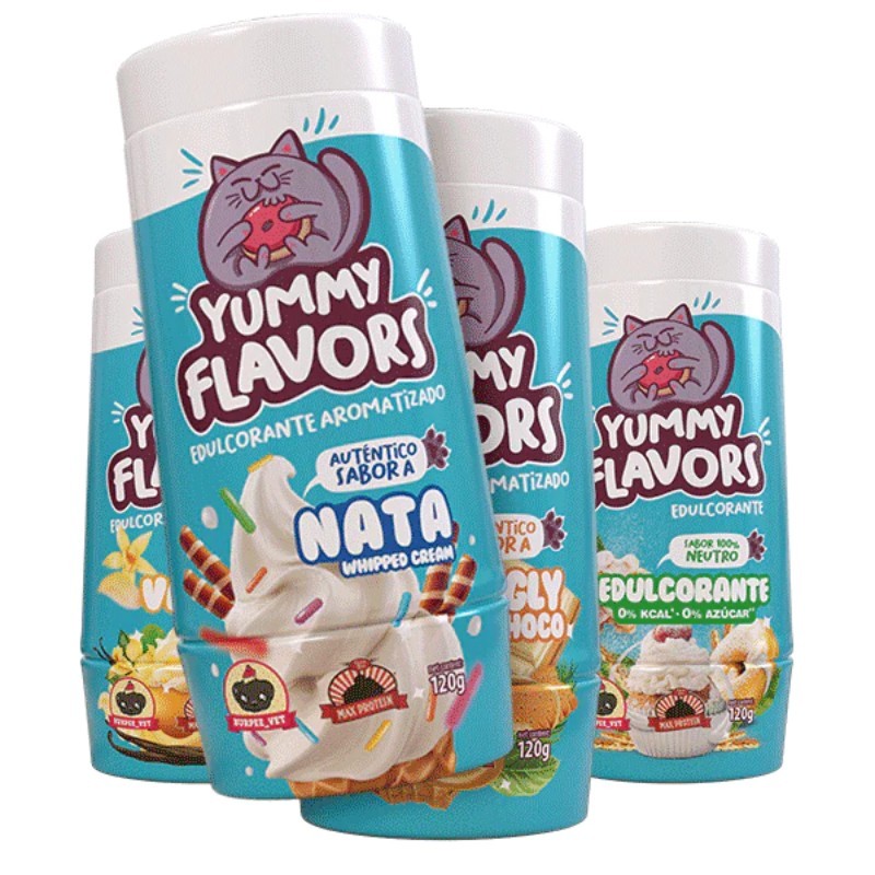 Yummy Flavors  Edulcorante 120 grs - Max Protein  Frete grátis!