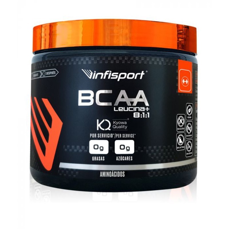 BCAA Leucina+ 8:1:1 Polvo 200 g - Infisport Frete grátis!