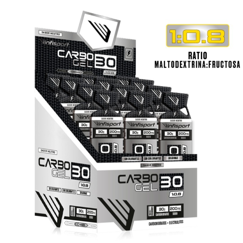 Carbo Gel 30 1:0.8 18 x 50g - Infisport  ¡Envíos Gratis!