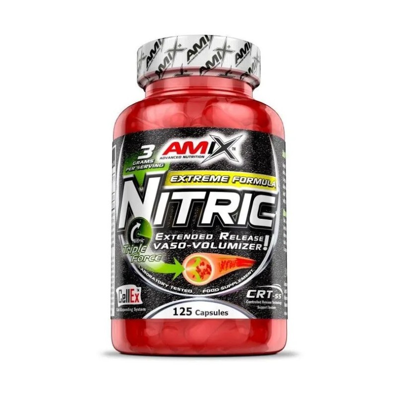 Nitric 125 Capsulas - Amix Óxido Nítrico