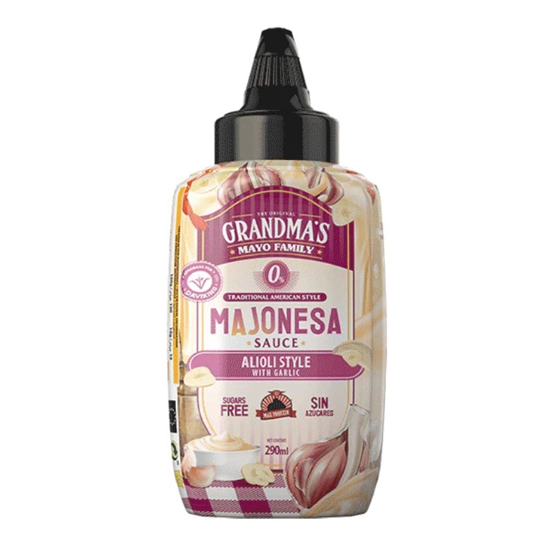 Salsa Majonesa Grandma's 290 ml - Max Protein - Frete grátis!