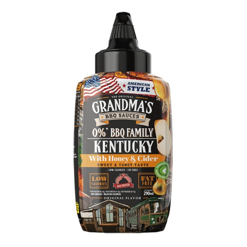 Salsa BBQ Kentucky Grandma's 290ml - Max Protein Frete grátis!