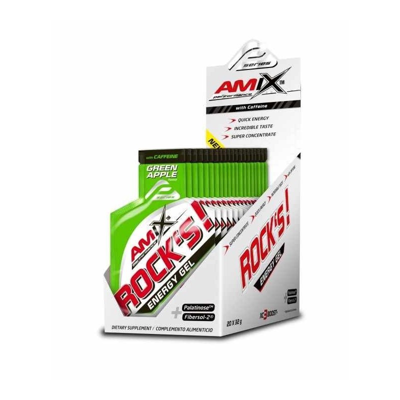 Rock´s Gel con Cafeína 20x32gr - Amix Energéticos