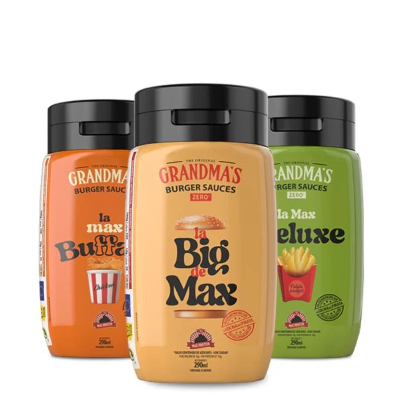 Grandma's Burger Sauces 290 ml - Max Protein ¡Envíos Gratis!