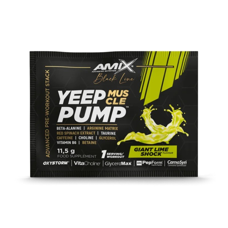 Yeep Pump Cafeína  Amix Black Line-¡Envíos Gratis!