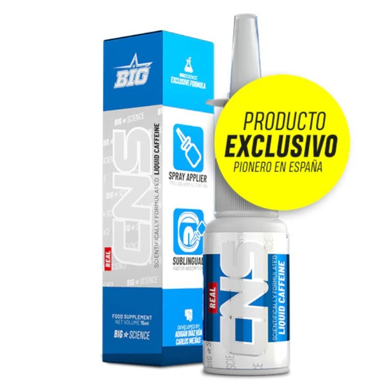 Real CNS Caffeine Liquid 50 mg - BigScience - ¡Envíos Gratis!