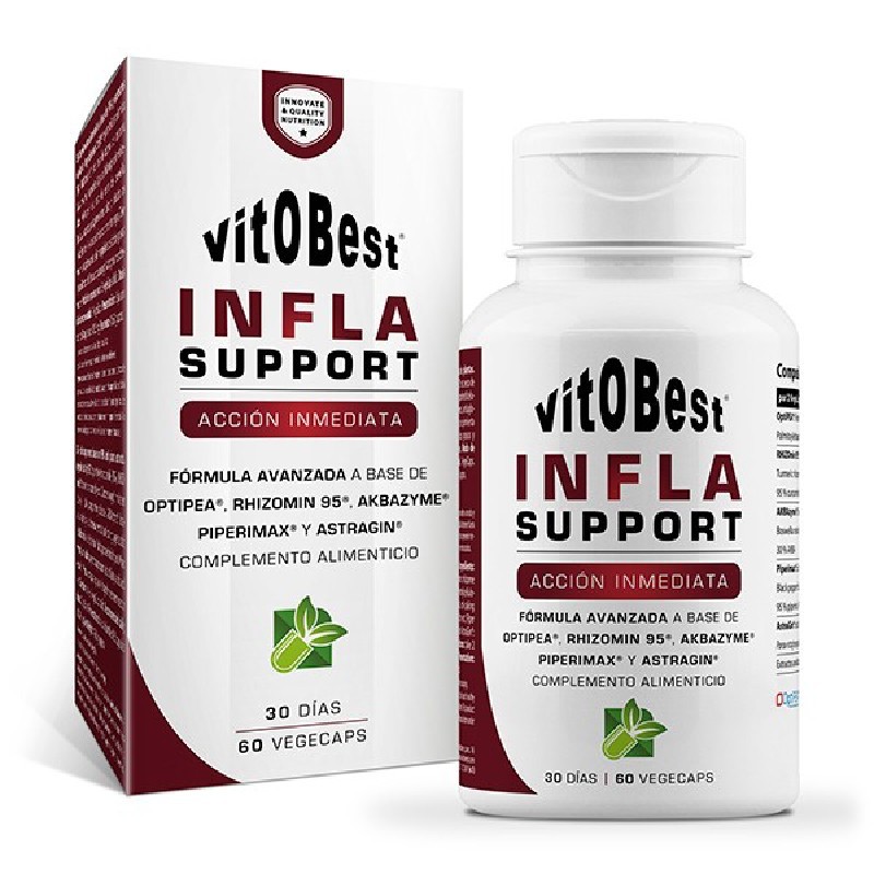 Infla Support 60 vcaps - Vitobest Frete grátis!