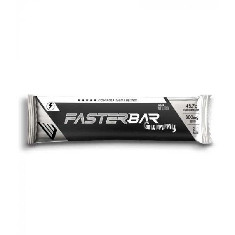 Faster Bar Gummy Sabor Neutro 1 x 60g - Infisport Frete grátis!