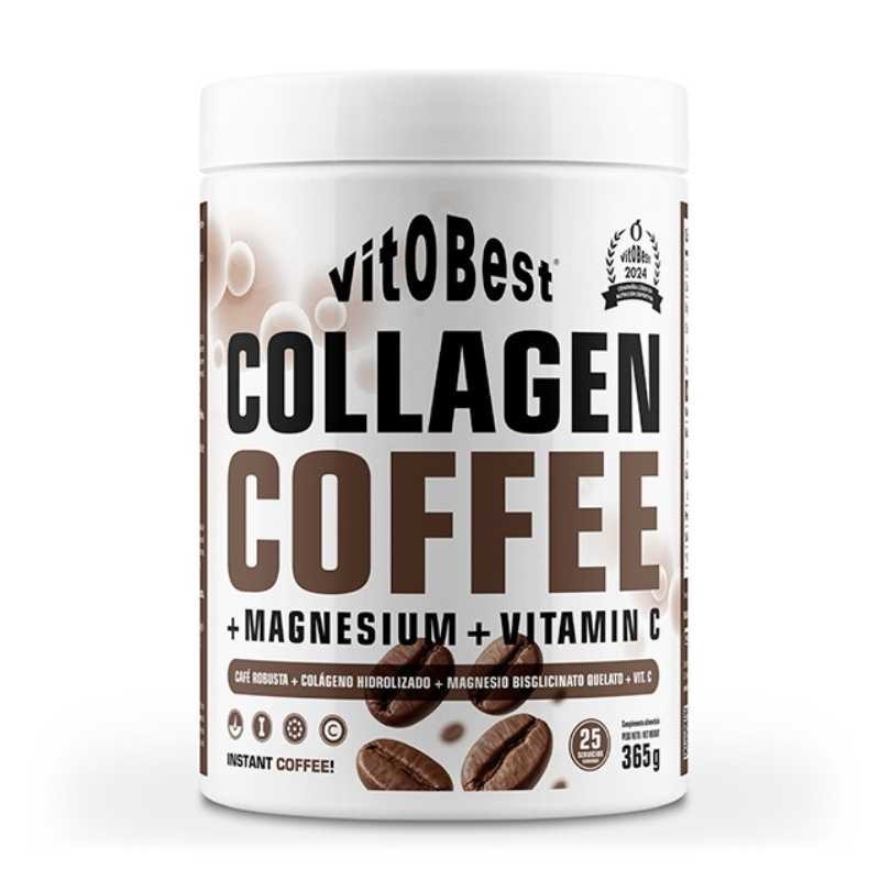 Collagen Coffee+Magnesium+Vitamin C 365g - Vitobest Frete grátis!