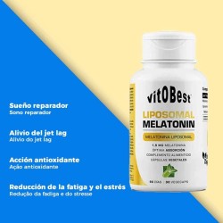 Liposomal Melatonin 90 vegecaps - Vitobest®-Frete grátis!