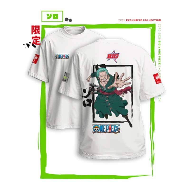 Oversized T-shirt One Piece® Zoro – BIG® - Frete grátis!