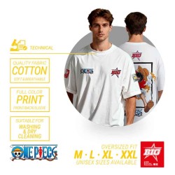 Oversized T-shirt Unisex One Piece® Luffy – BIG® - ¡Envíos Gratis!