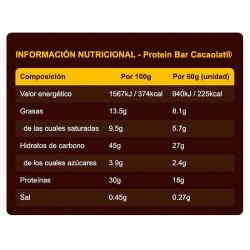 Protein Bar Cacaolat 60 gr	x 1 - Big ¡Envíos Gratis!
