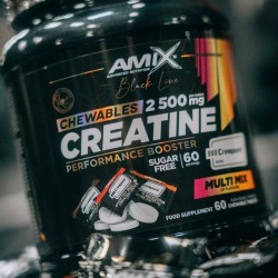 Creatina Creapure - Masticable 2500 mg – 60 Tablets | Black Line - Amix - ¡Envíos Gratis!