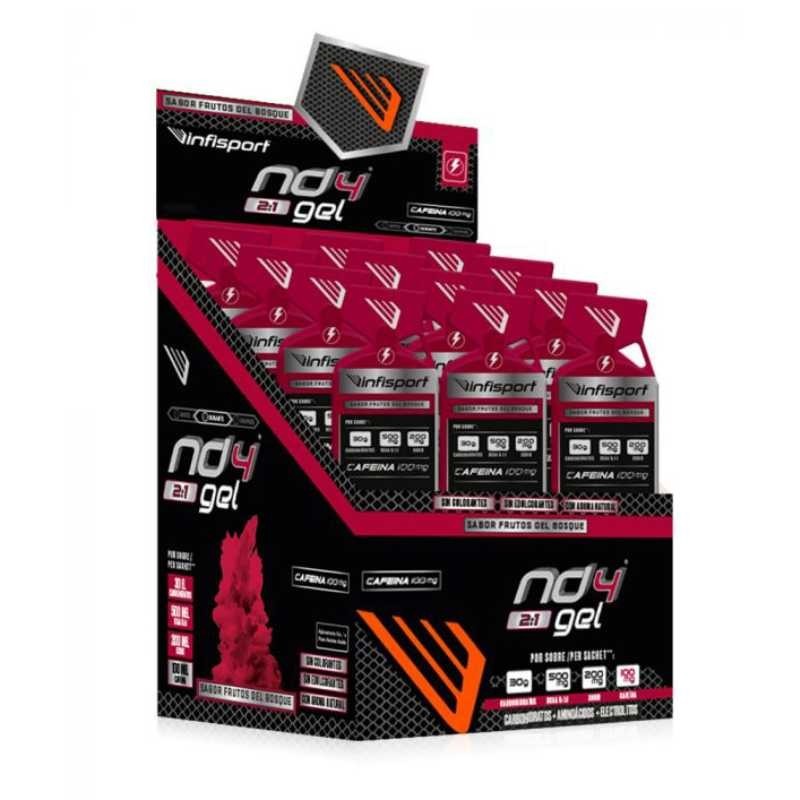 Nd4 Gel Cafeína 100 mg 18 x 50 gr - Infisport ¡Envíos Gratis!