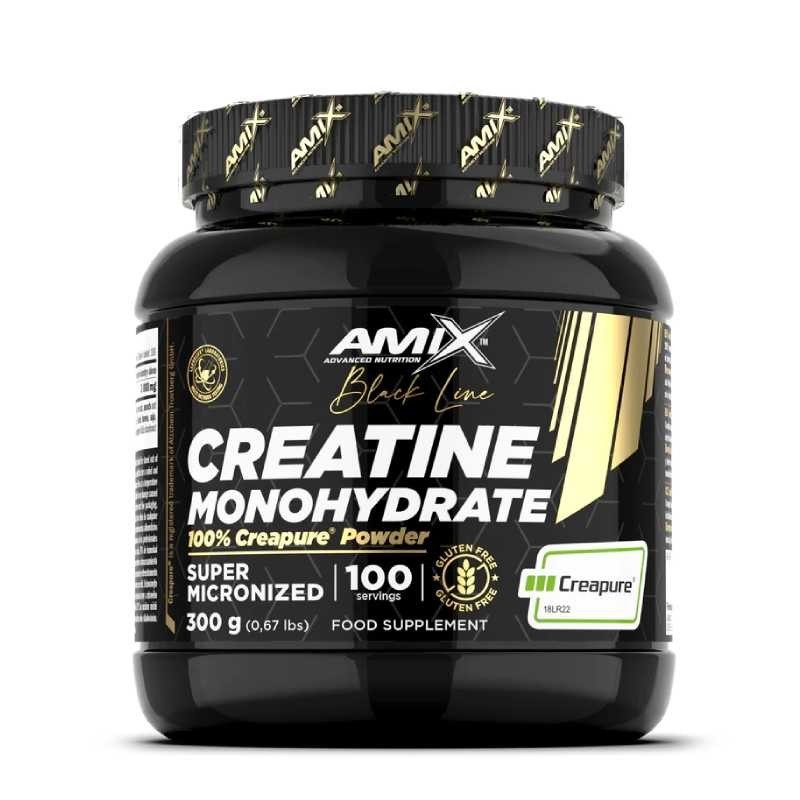 Creatina Monohidrato Creapure 300 gr | Black Line - Amix
