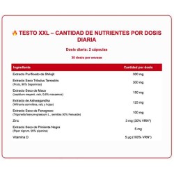 Testo XXL 60 caps - Big ¡Envío Gratis!