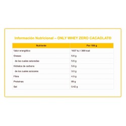 Only Whey Zero Cacaolat 1 Kg - Big - Frete grátis!
