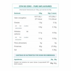 CFM Iso Zero (Doypack) 1 kg - Big - ¡Envíos Gratis!