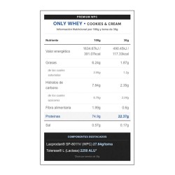 ONLY WHEY® Zero 1Kg - BIG ¡Envío Gratis!