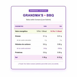 Salsa BBQ Korean Style Grandma's 290 ml - Max Protein - ¡Envíos Gratis!