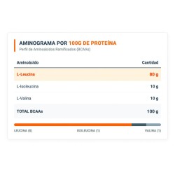 BCAA Leucina+ 8:1:1 Polvo 200 g - Infisport Frete grátis!