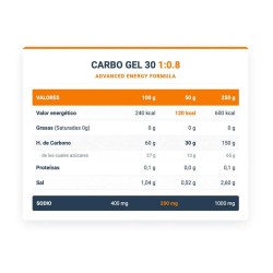 Carbo Gel 30 1:0.8 18 x 50g - Infisport  ¡Envíos Gratis!