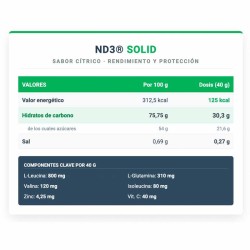ND3 Solid 21 Barritas x 40 gr - Infisport ¡Envíos Gratis!