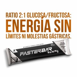 Faster Bar Gummy Sabor Neutro 16 x 60g - Infisport Frete grátis!
