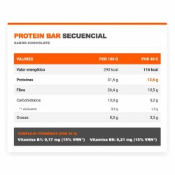 Protein Bar Secuencial 1 barrita x 40 gr - Infisport ¡Envíos Gratis!