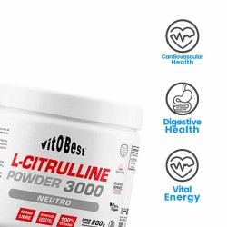 L-Citrulline 3000 (Polvo) 200 g - Vitobest ¡Envíos Gratis!