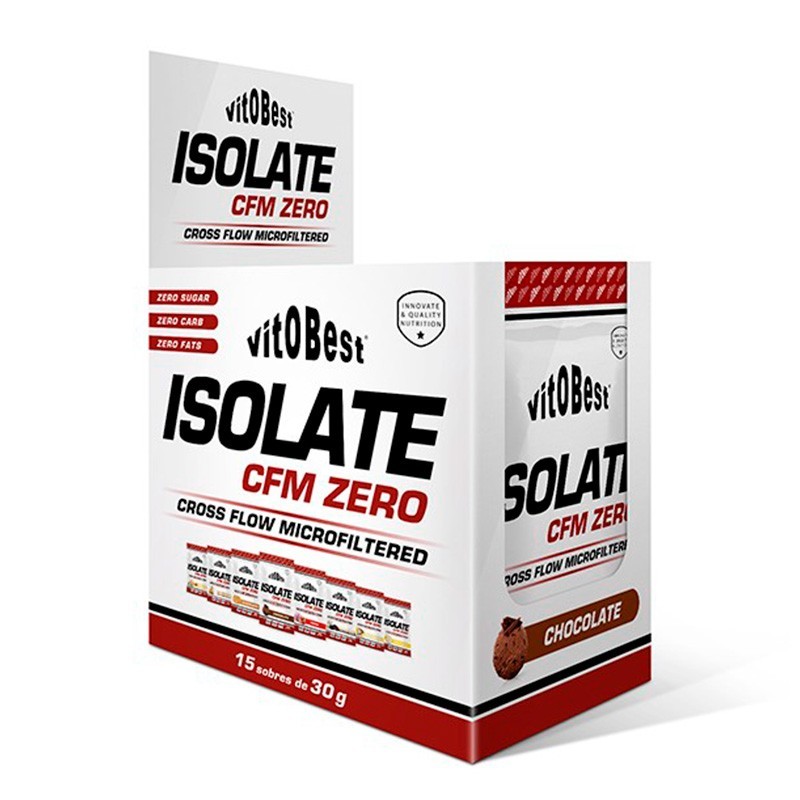 Isolate CFM Zero (Sobres) caja 15 x 30 g - Vitobest ¡Envíos Gratis!