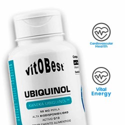 Ubiquinol 50 perlas - Vitobest Frete grátis!