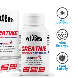 Creatina Monohidrato Clonapure 90 Perlas - Vitobest ¡Envíos Gratis!