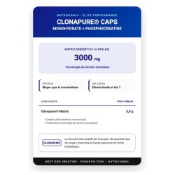 Creatina Monohidrato Clonapure 90 Perlas - Vitobest Frete grátis!