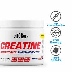 Creatina Clonapure Monohidrato 200 gr - Vitobest Frete grátis!