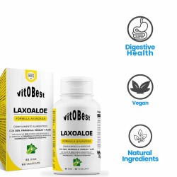 LaxoAloe 60 Vcaps - Vitobest Frete grátis!