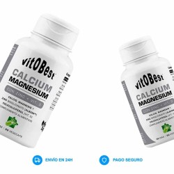 Calcium Magnesium 60 caps Calcio Magnesio - Vitobest ¡Envío Gratis!