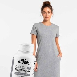 Calcium Magnesium 60 caps Calcio Magnesio - Vitobest ¡Envío Gratis!