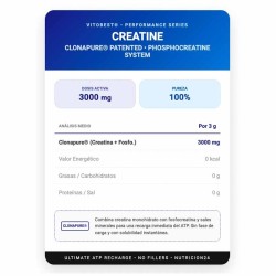 Creatina Clonapure Monohidrato 500 gr - Vitobest Frete grátis!