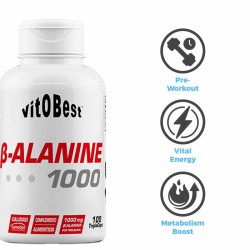 B-Alanine 1000 100 Triplecaps Beta Alanina - Vitobest Frete grátis!