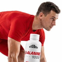 B-Alanine 1000 100 Triplecaps Beta Alanina - Vitobest Frete grátis!