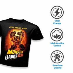 Camiseta Monster Gainer M - Vitobest Frete grátis!