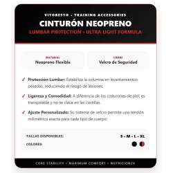 Cinturón Neopreno - VitOBest ¡Envíos Gratis!