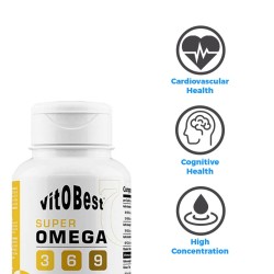 Super Omega 3-6-9 - 90 Perlas -VitOBest ¡Envíos Gratis!
