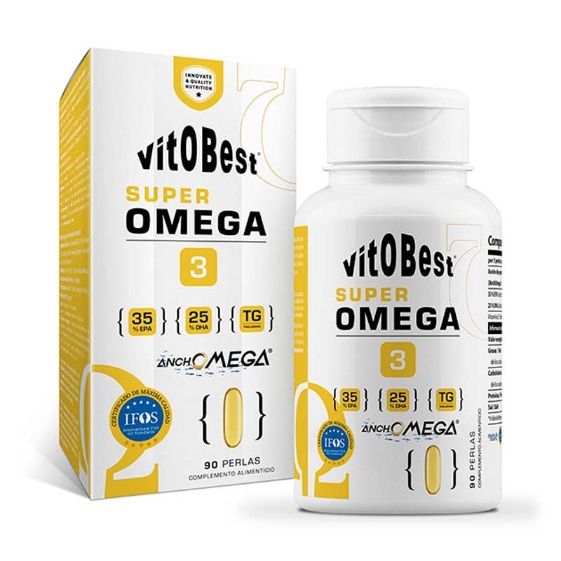 Super Omega 3 90 Perlas - VitOBest Frete grátis!