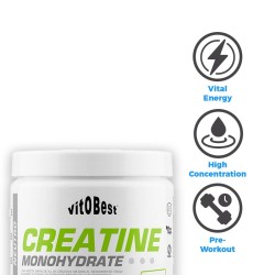 Creatina Powder Monohidrato Creapure 200gr  -  VitObest ¡Envíos Gratis!