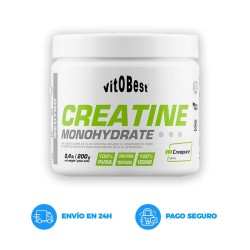Creatina Powder Monohidrato Creapure 200gr  -  VitObest ¡Envíos Gratis!