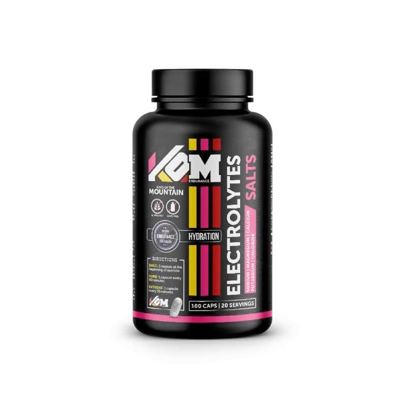 Electrolytes Efervescent Salts 100 caps - Kom Endurance